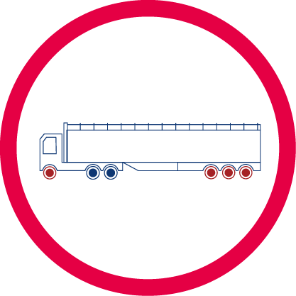 Semi trailer truck